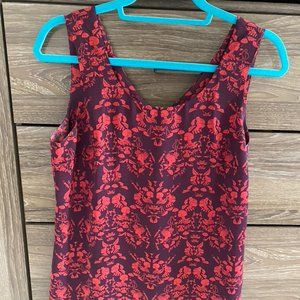 CAbi Cameo Top Blouse Plum Rhubarb